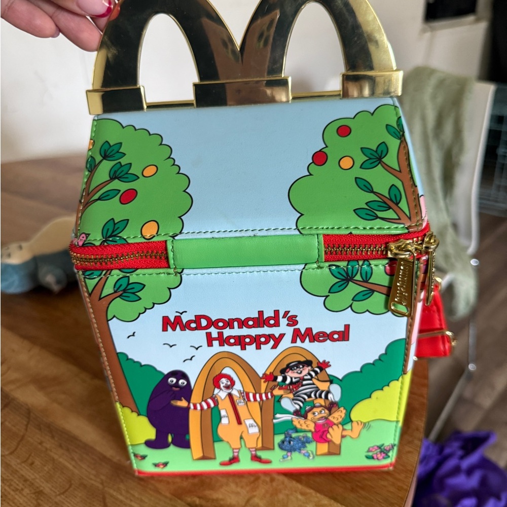 McDonald's Colorful Happy Meal Box with Gold Arch loungefly